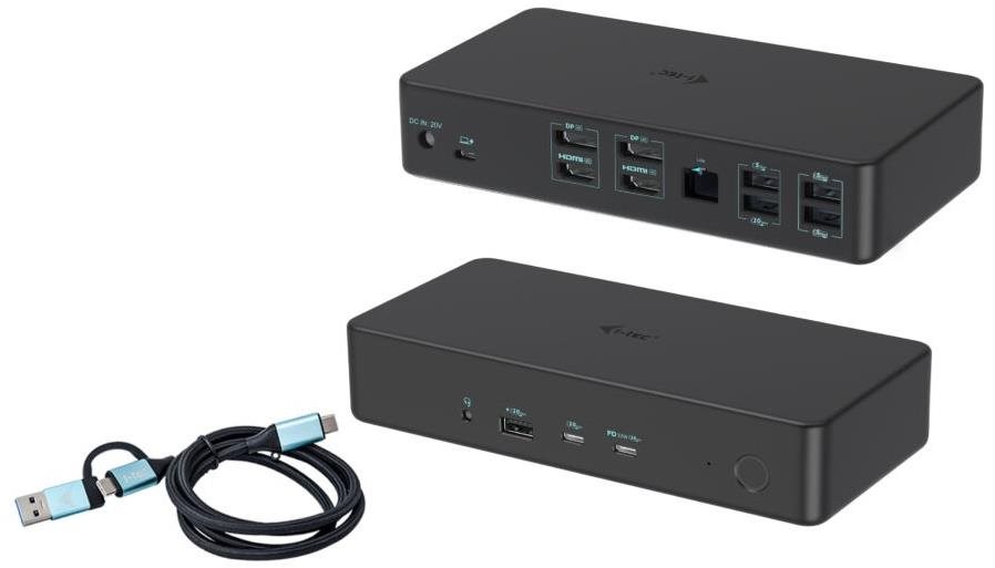 i-tec USB 3.0/USB-C/Thunderbolt 3 Professional Dual 4K Display...