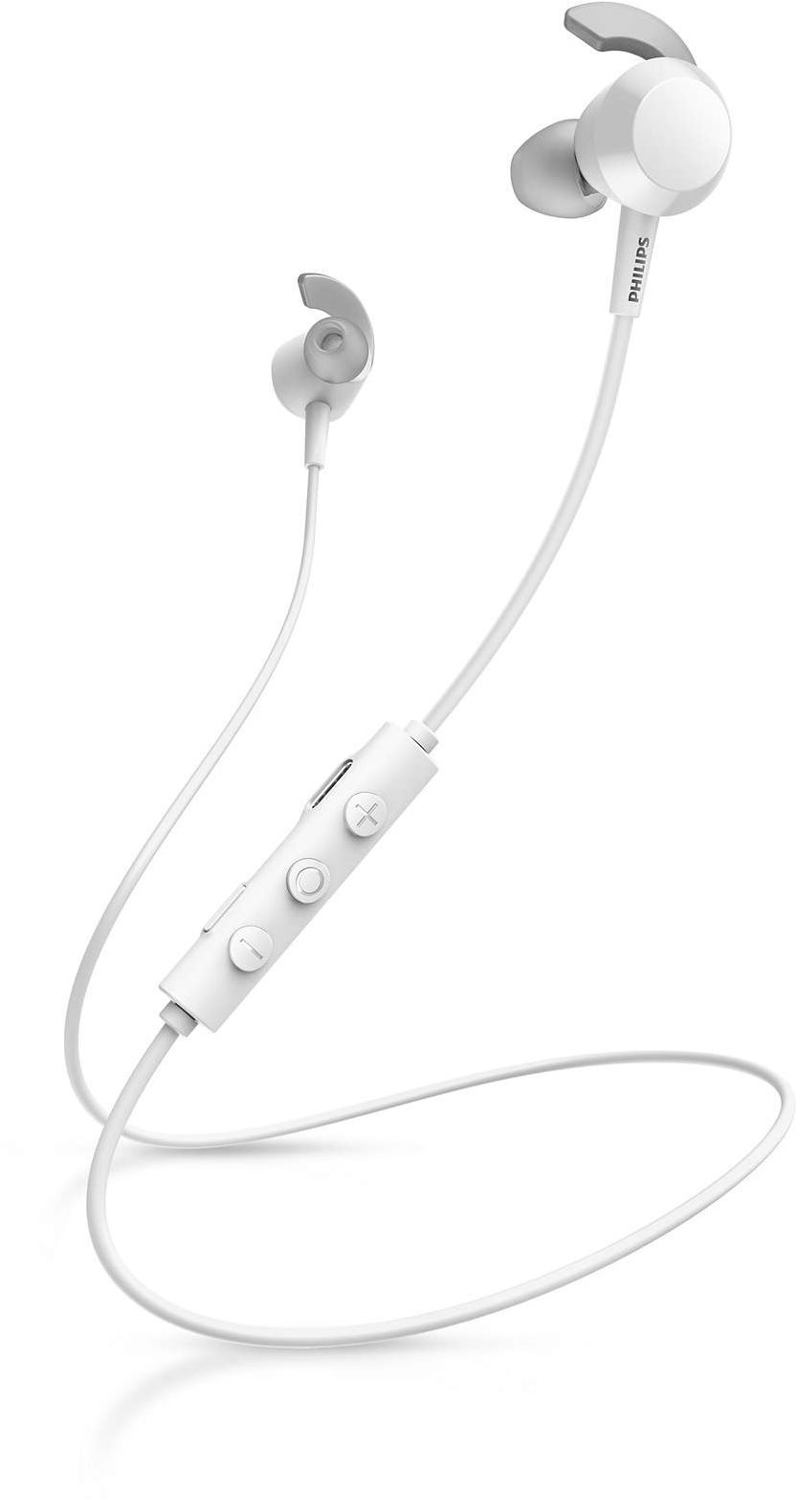 Philips TAE4205WT Wireless Headphones