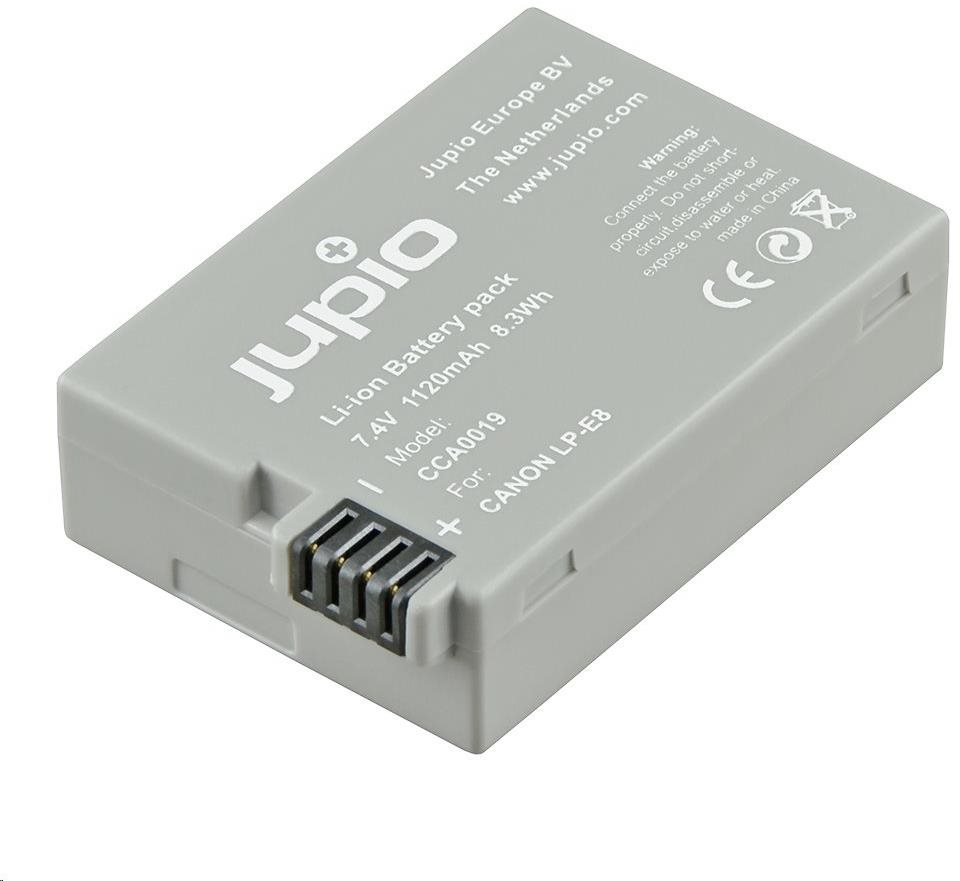 Jupio LP-E8 / NB-E8 1120 mAh Akku für Canon Kamera-Akku