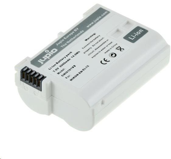 Jupio EN-EL15B Ultra - 2000 mAh Akku für Nikon Kamera-Akku