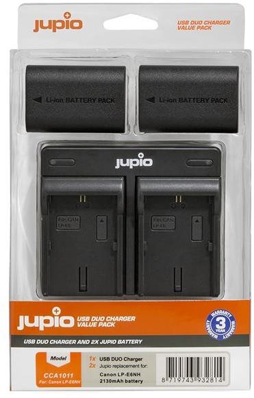 Jupio 2x LP-E6NH 2130 mAh + Dual Charger pro Canon Baterie pro...
