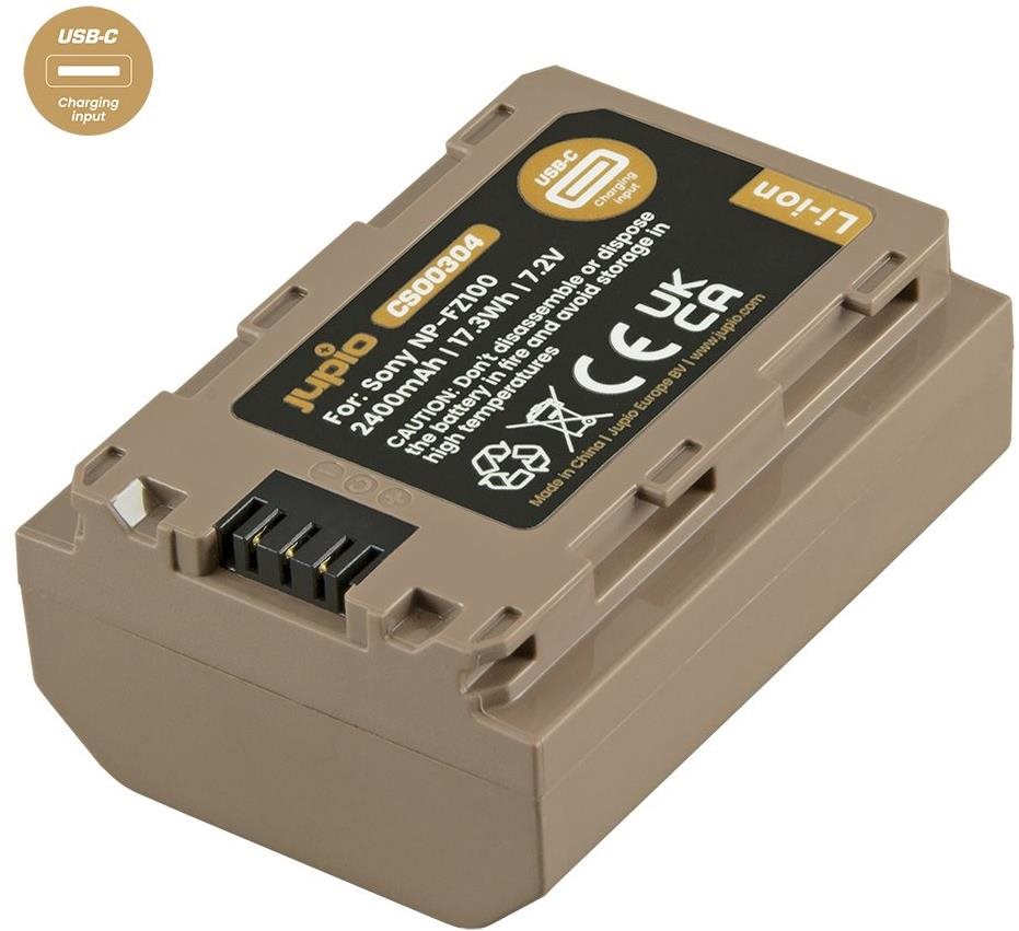 Jupio NP-FZ100 *ULTRA C* 2400mAh mit USB-C Ladeeingang Kamera-Akku