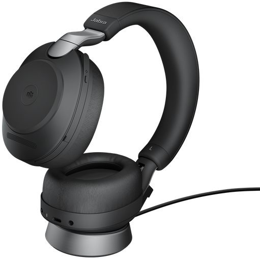 Jabra Evolve2 85 MS Stereo USB-C Stand Black Bezdrôtové slúchadlá