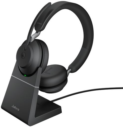 Jabra Evolve2 65 MS Stereo USB-A Stand Black Kabellose Kopfhörer
