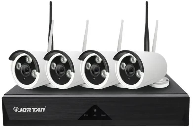Jortan Bezdrôtový 1024P NVR bezpečnostný systém 4 kamier WIFI/IP...