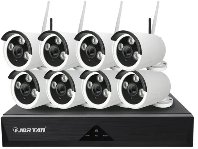 Jortan Bezdrôtový 1024P NVR bezpečnostný systém 8 kamier WIFI/IP...