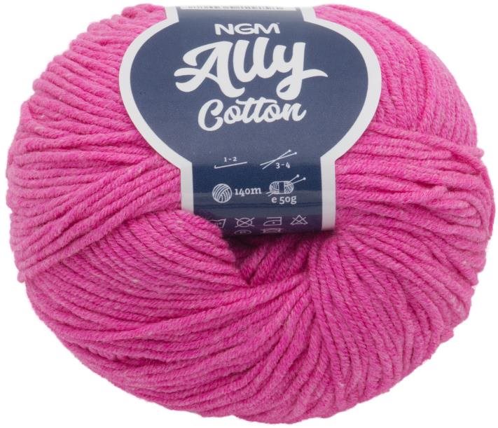 Ally cotton 50 g – 042 ružová Priadza
