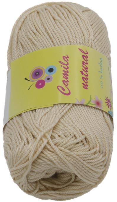 Camilla natural 50 g – 174 svetlo béžová Priadza