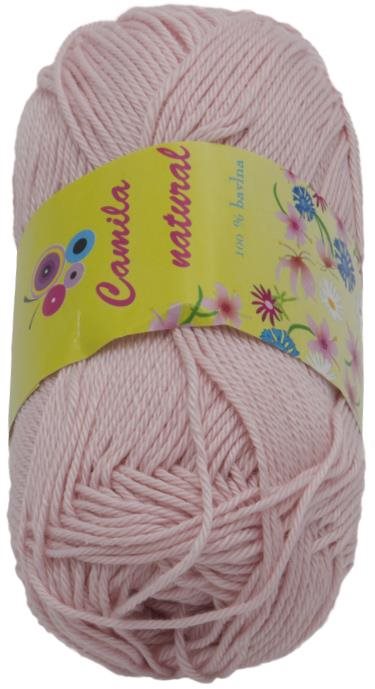 Camilla natural 50 g – 280 staroružová Priadza