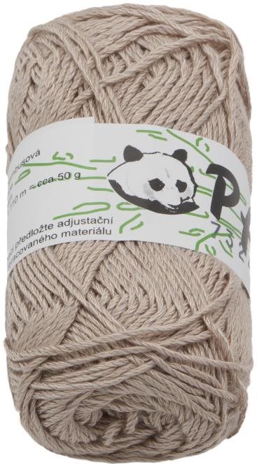 PANDA bambus 50 g – 7324 kávová Priadza