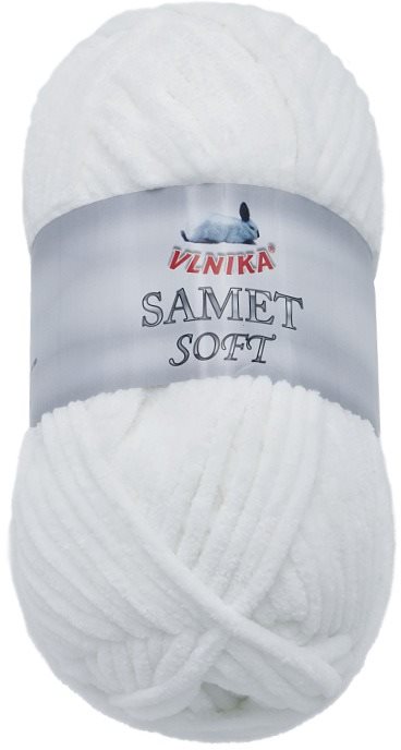 Samet Soft 100 g – 230 biela Priadza