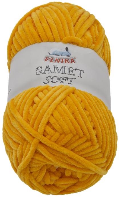 Samet Soft 100g - 251 világos narancssárga Fonal kötéshez