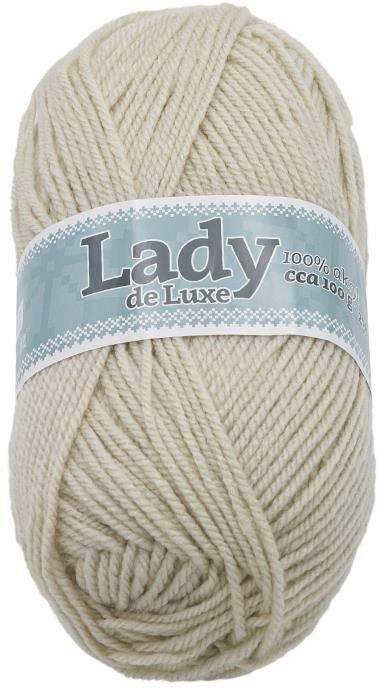 Lady NGM de luxe 100 g –  978 svetlobéžová Priadza