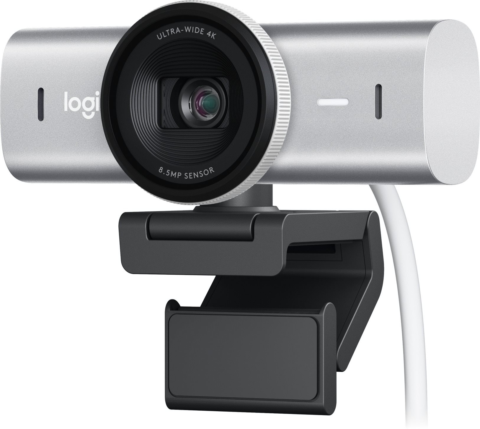 Logitech MX Brio 4K Ultra HD Webcam, Pale Grey Webkamera