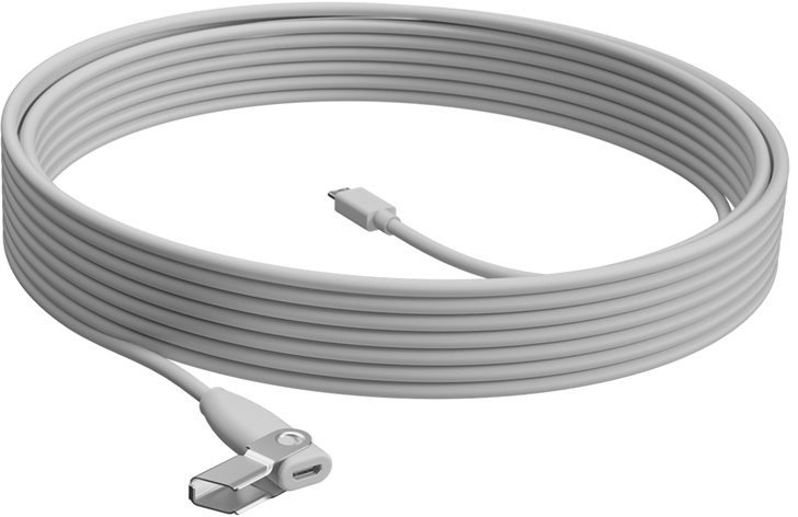 Logitech Rally Mic Pod Extension Cable, white Predlžovací kábel