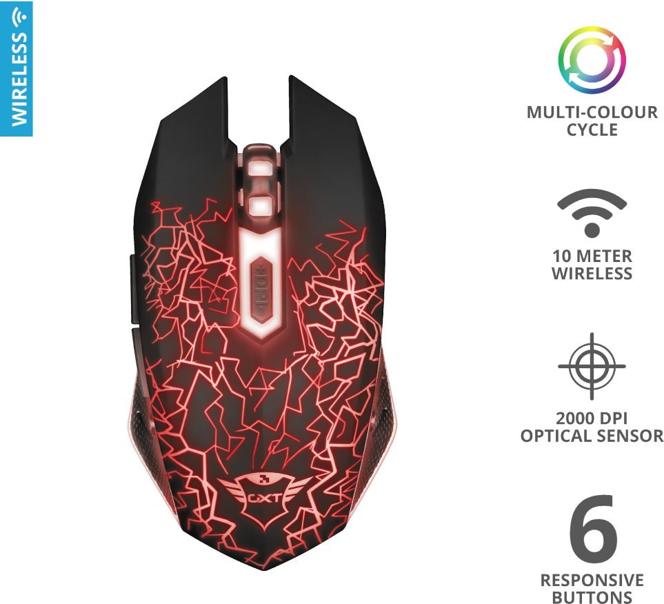 Trust GXT107 IZZA WIRELESS Gaming Mouse