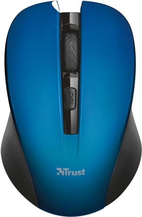 Trust Mydo Silent Click Wireless Mouse - Blue Mouse