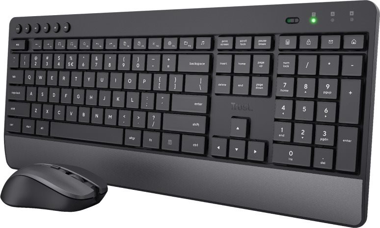 Trust TREZO Silent Wireless Deskset ECO certified – CZ/SK Set...