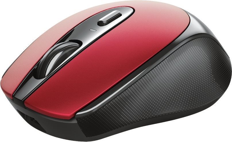 Trust Zaya Rechargeable Wireless Mouse, Red Mouse