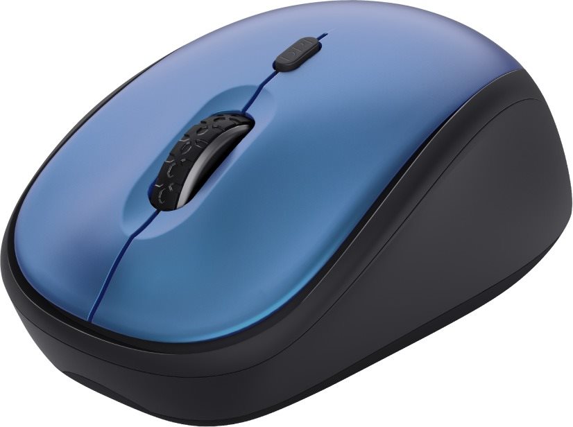 TRUST YVI+ Wireless Mouse ECO certified, BLUE/kék Egér