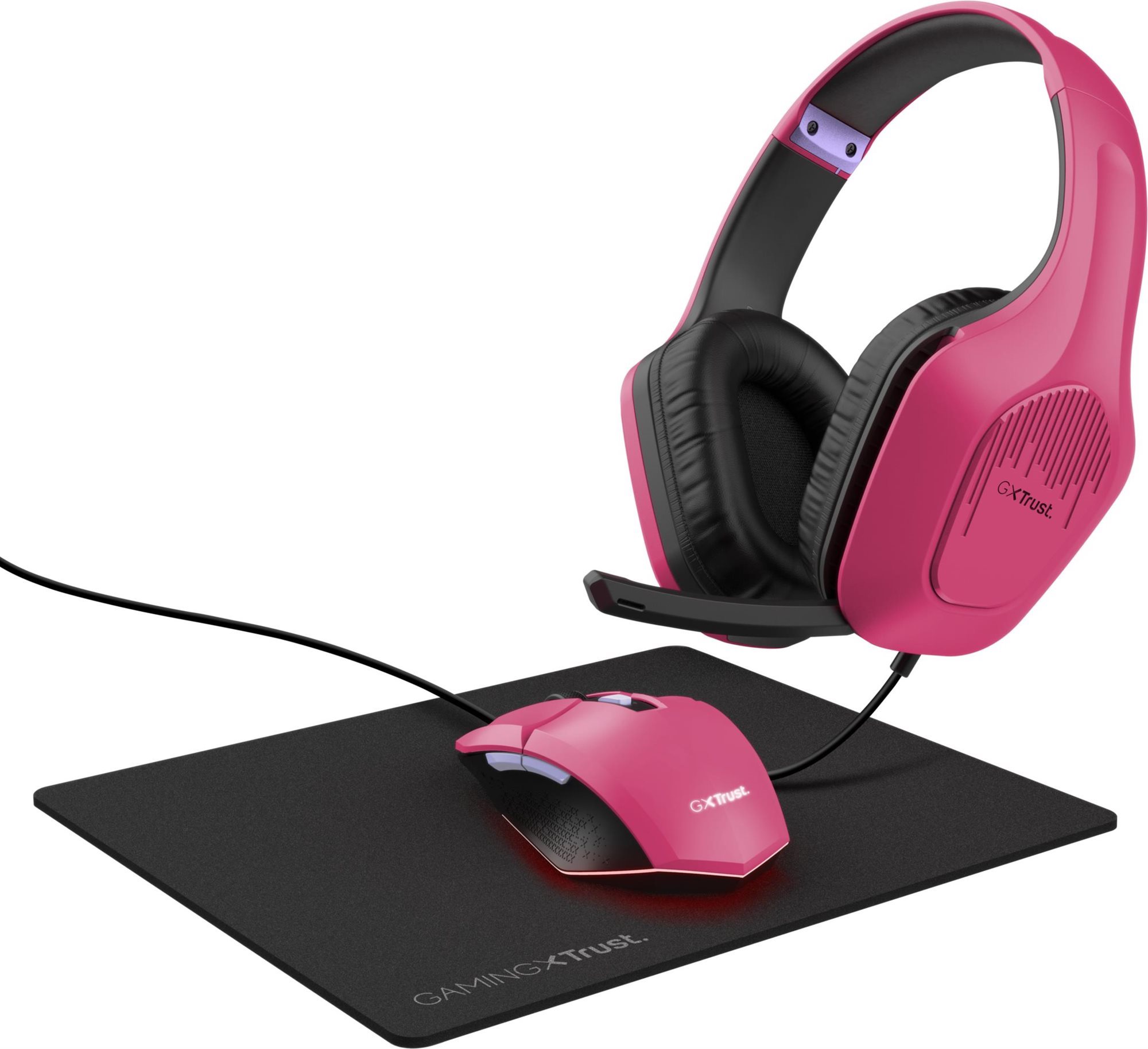 Trust GXT790P TRIDOX 3-IN-1 BUNDLE - rosa Zubehör-Set