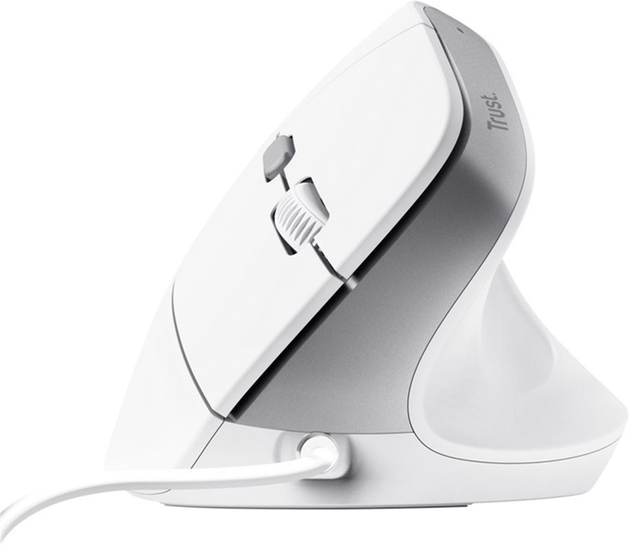 Trust BAYO II Ergonomic Mouse, fehér Egér
