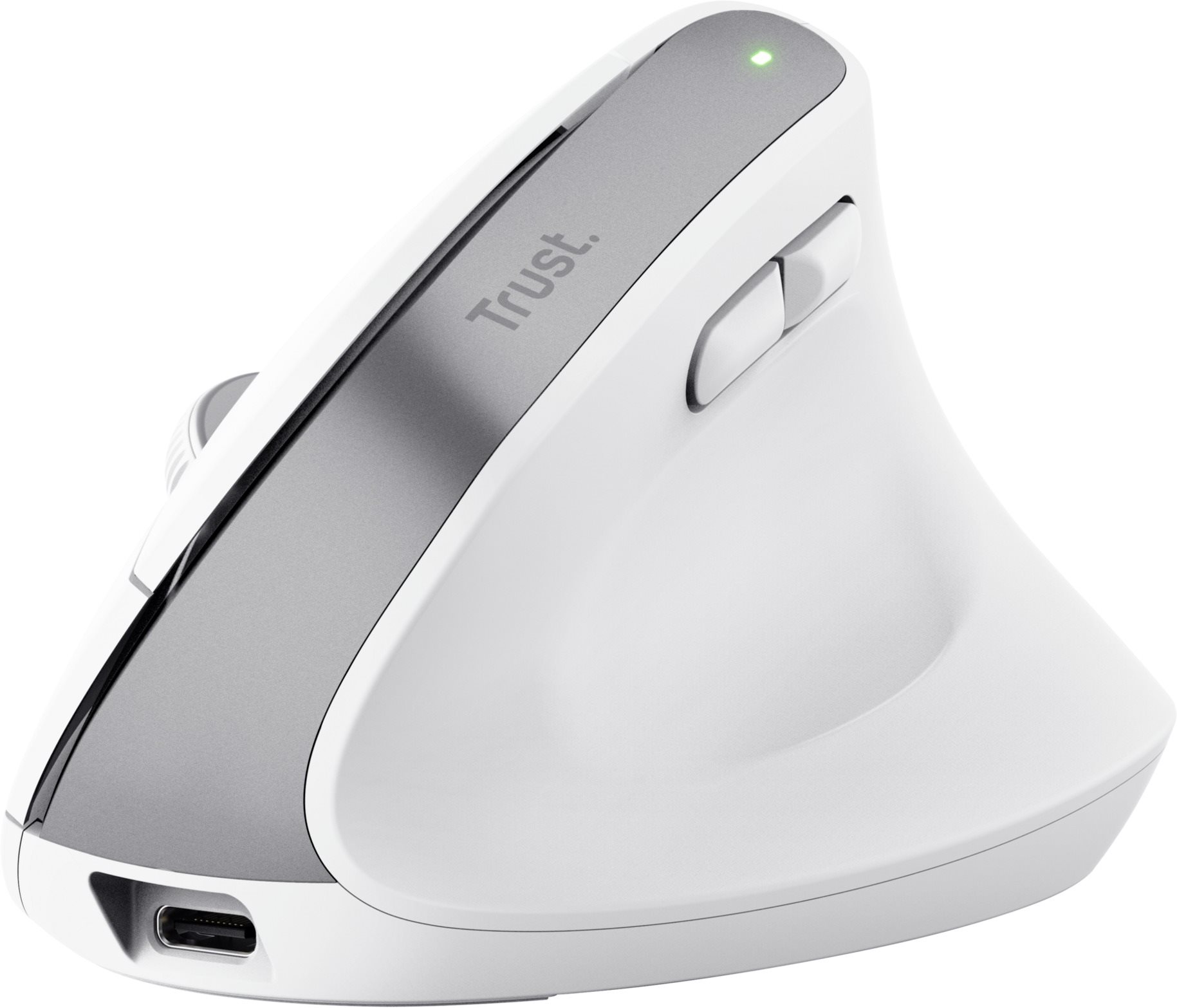 Trust BAYO+ Advanced Ergonomic Wireless Mouse, fehér Egér
