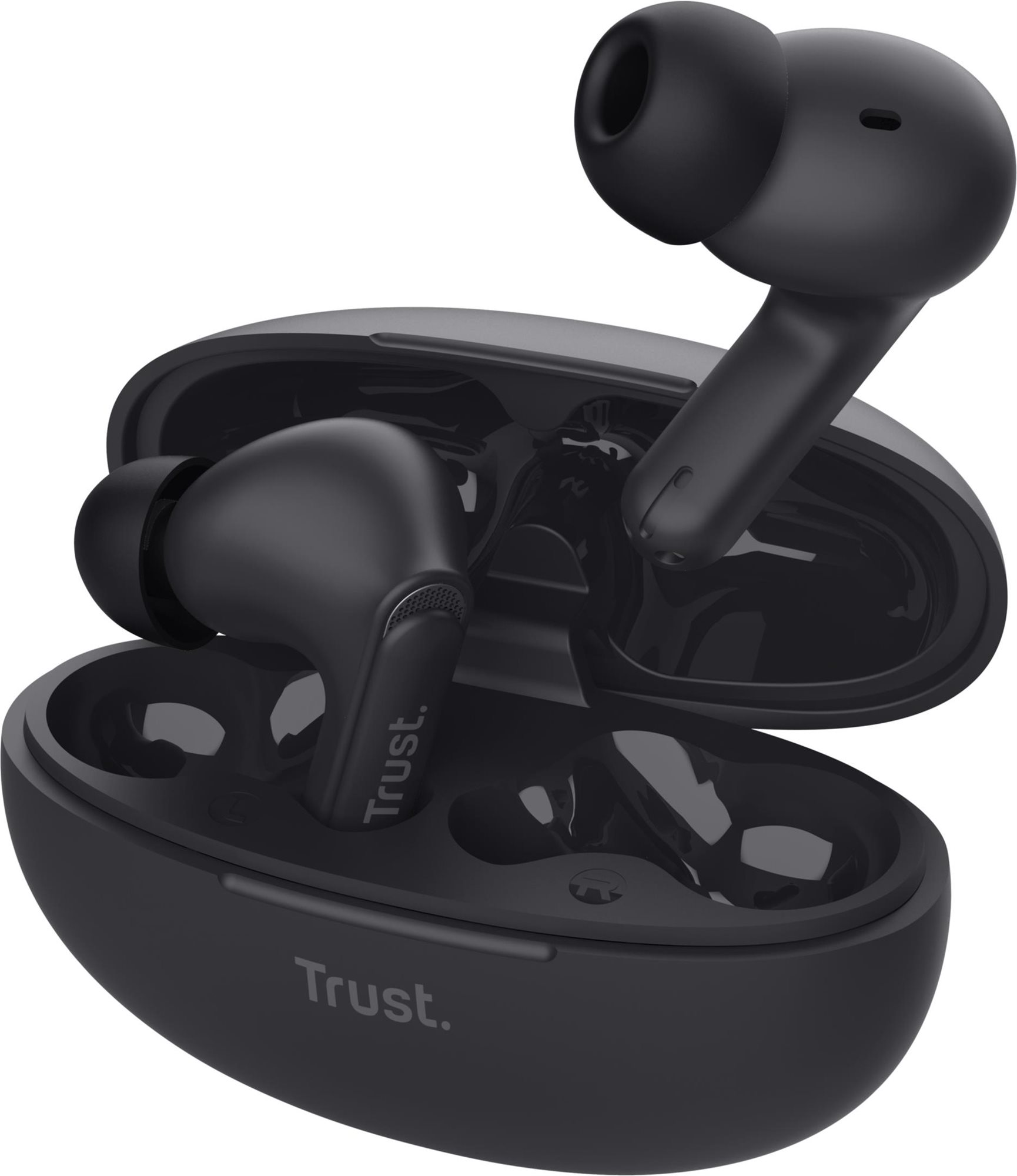 Trust YAVI ENC ECO FRIENDLY earbuds čierna Bezdrôtové slúchadlá