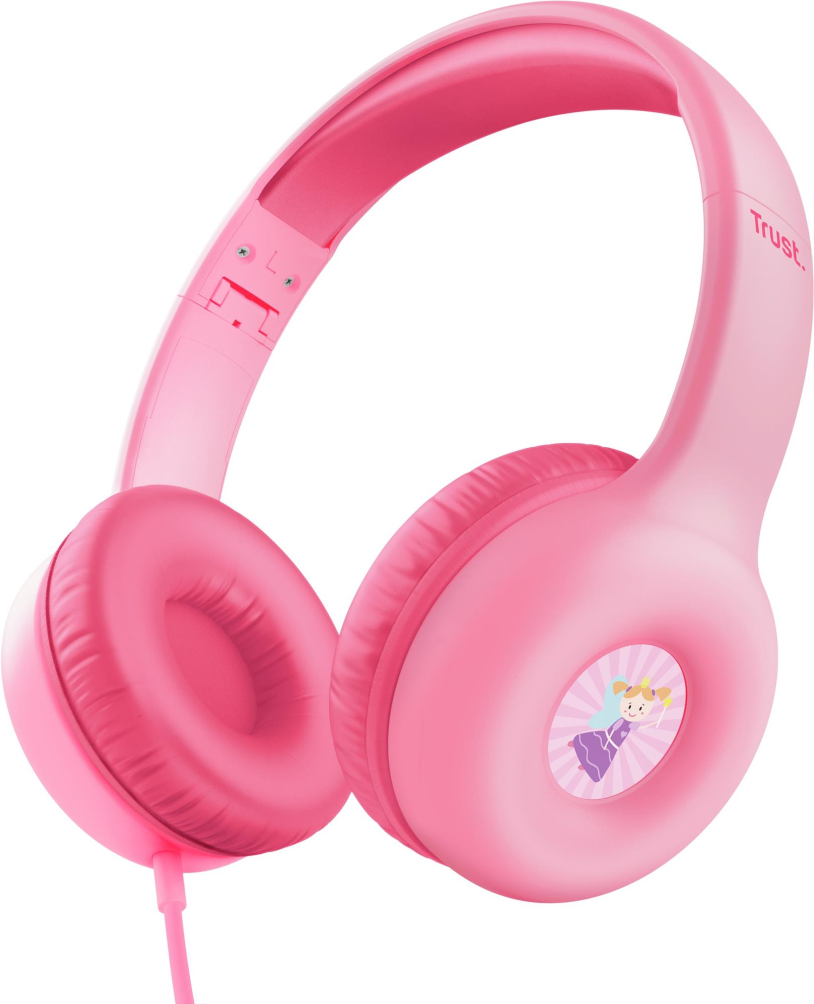 Trust NOUNA Kids headphones rosa Kopfhörer