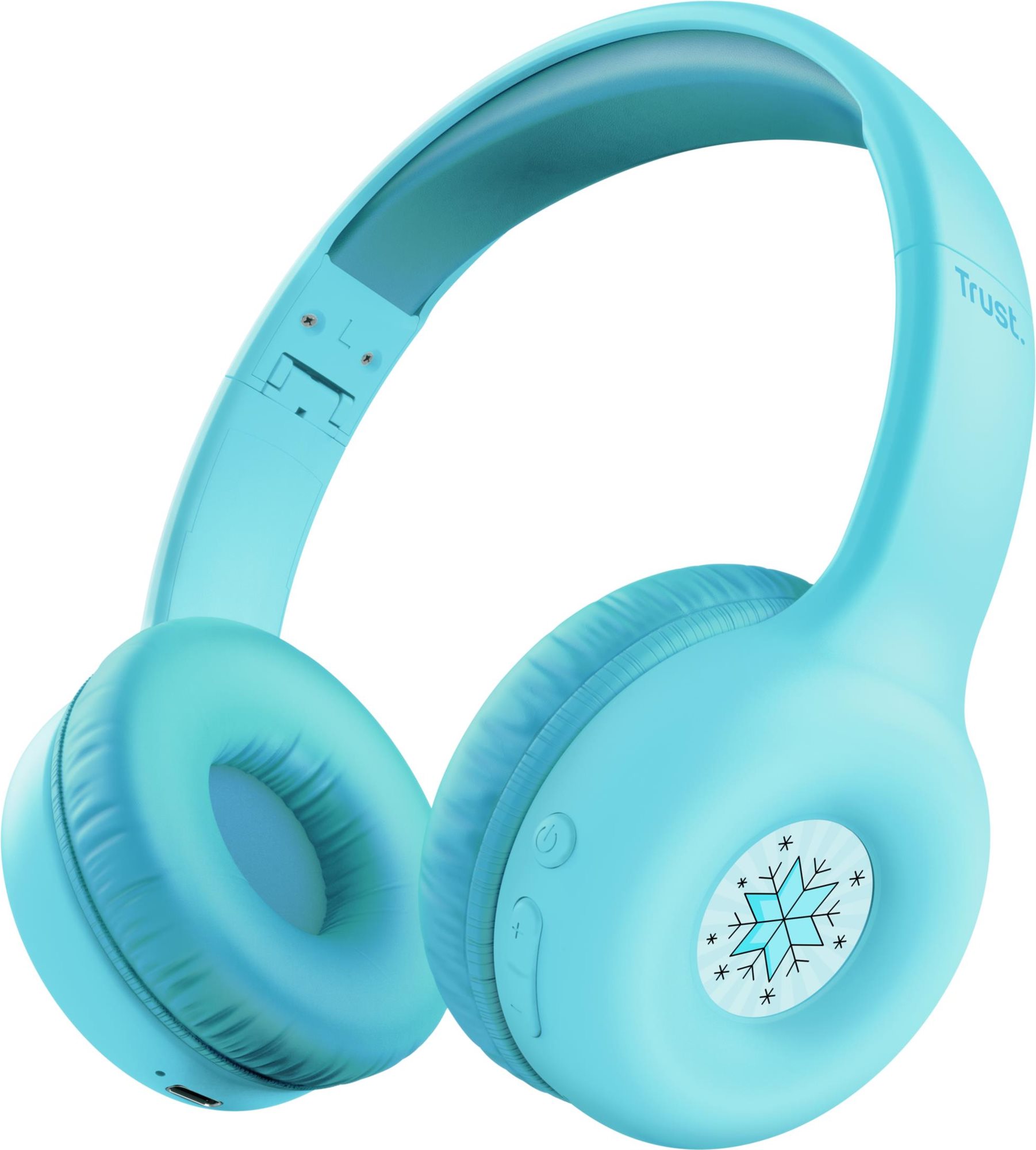 Trust NOUNA Wireless Kids Kopfhörer, blau Kabellose Kopfhörer