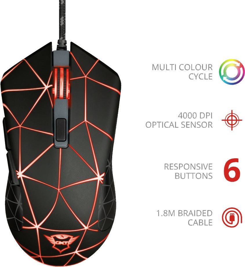 Trust GXT 133 Locx Gaming Mouse Herná myš