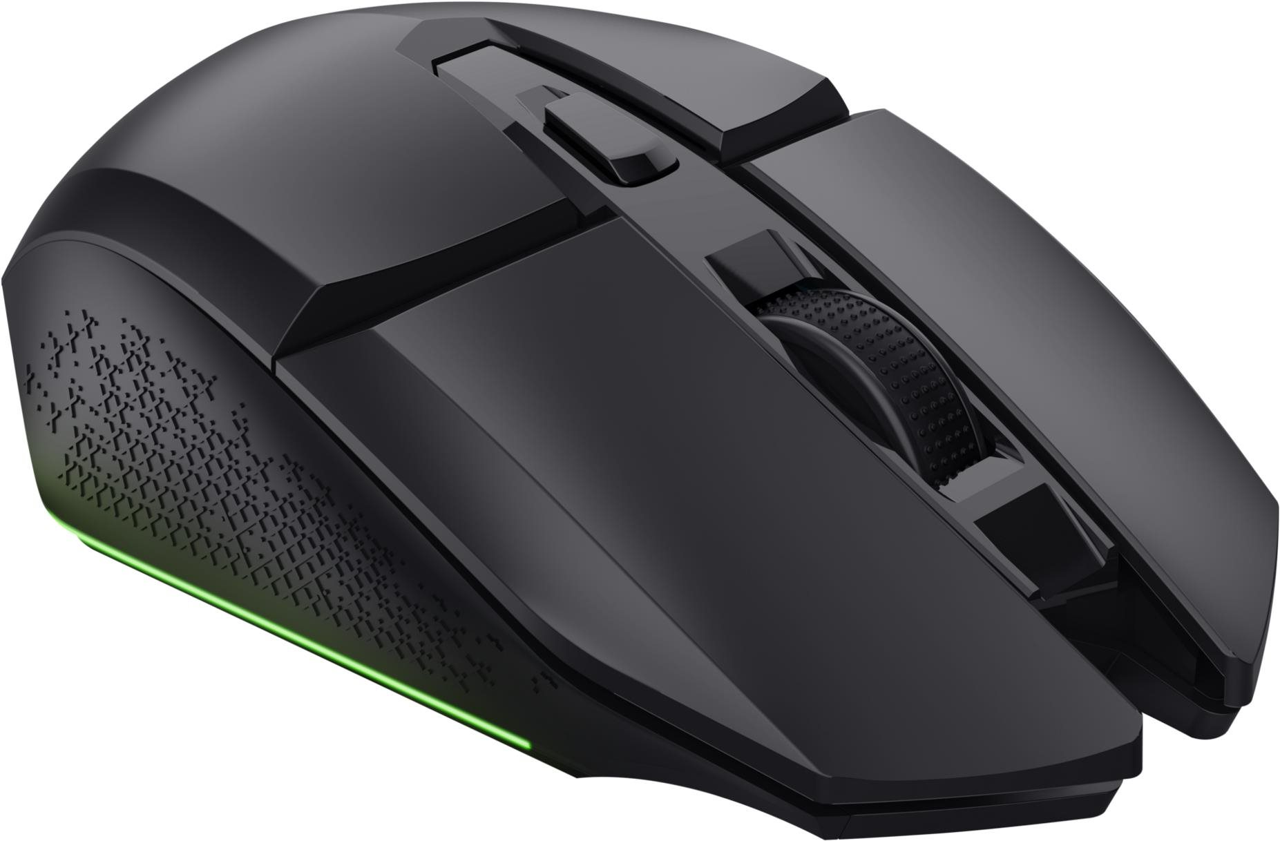 Trust GXT110 FELOX Wireless Mouse Black Gamer egér