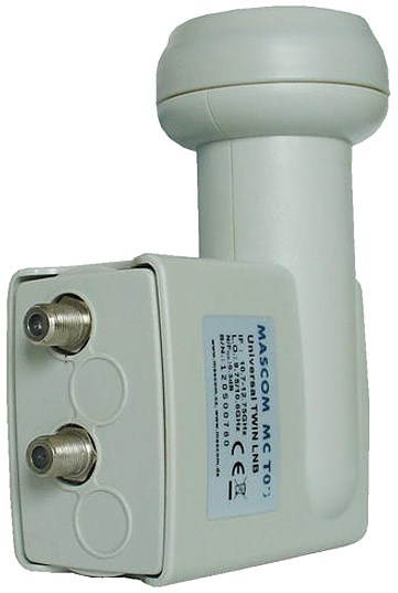 Mascom MCT02HD Twin LNB 0,2 dB Konvertor