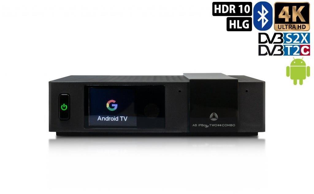 AB IPBox TWO COMBO (Android, 1× DVB-S2X, 1× DVB-T2/C) Satelitný...