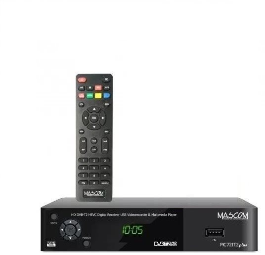 Mascom MC721T2 plus HD DVB-T2 H.265/HEVC Set-top box