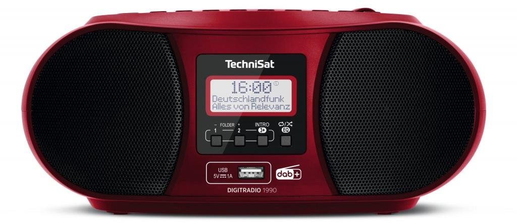 TechniSat DIGITRADIO 1990 červená Rádio