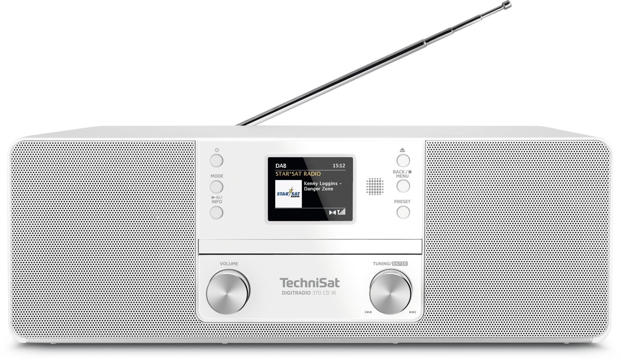 TechniSat DIGITRADIO 370 CD IR biele Rádio