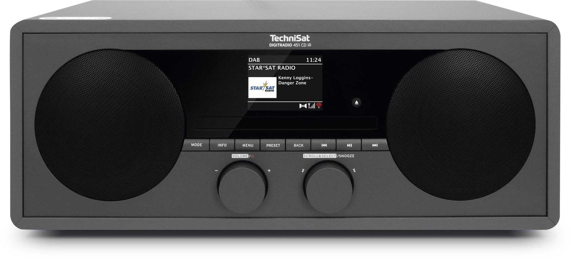 TechniSat DIGITRADIO 451 CD IR antracitové Rádio
