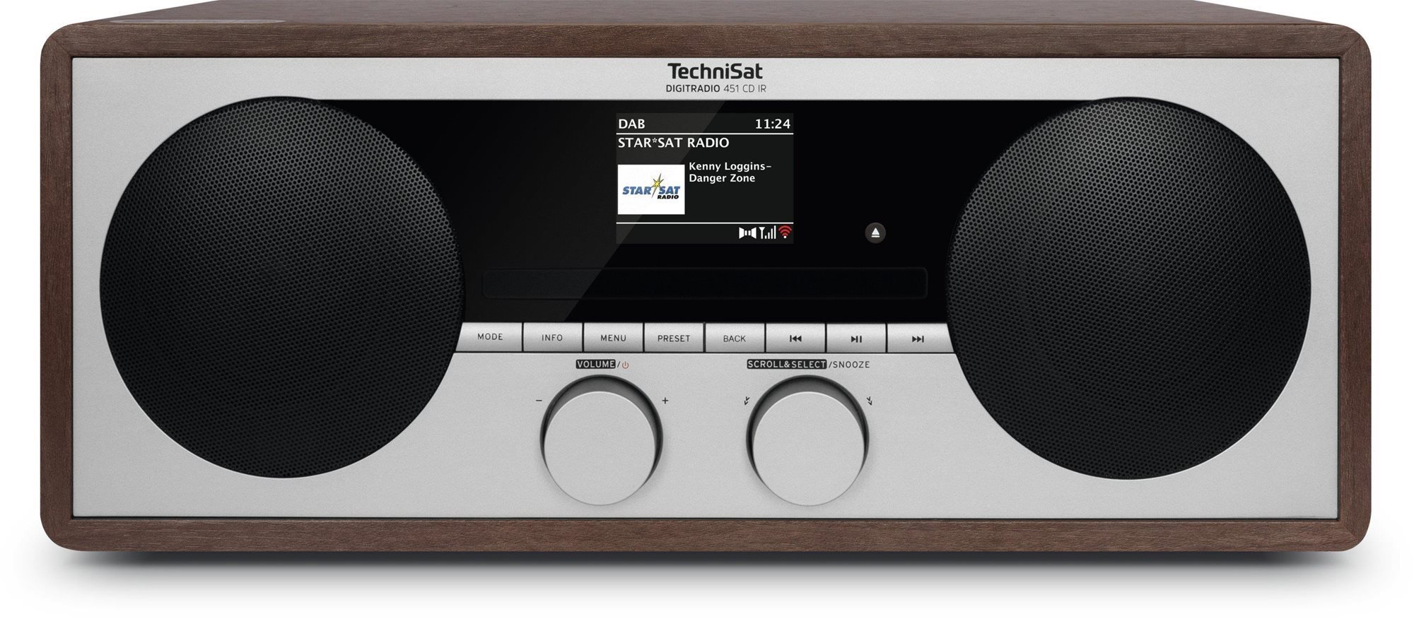 TechniSat DIGITRADIO 451 CD IR drevené Rádio