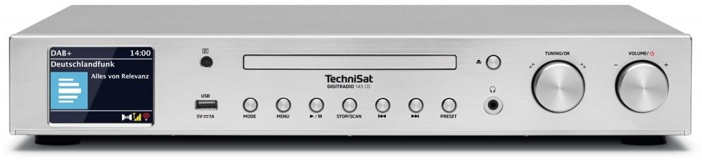 TechniSat DIGITRADIO 143 CD strieborné (V3) Rádio
