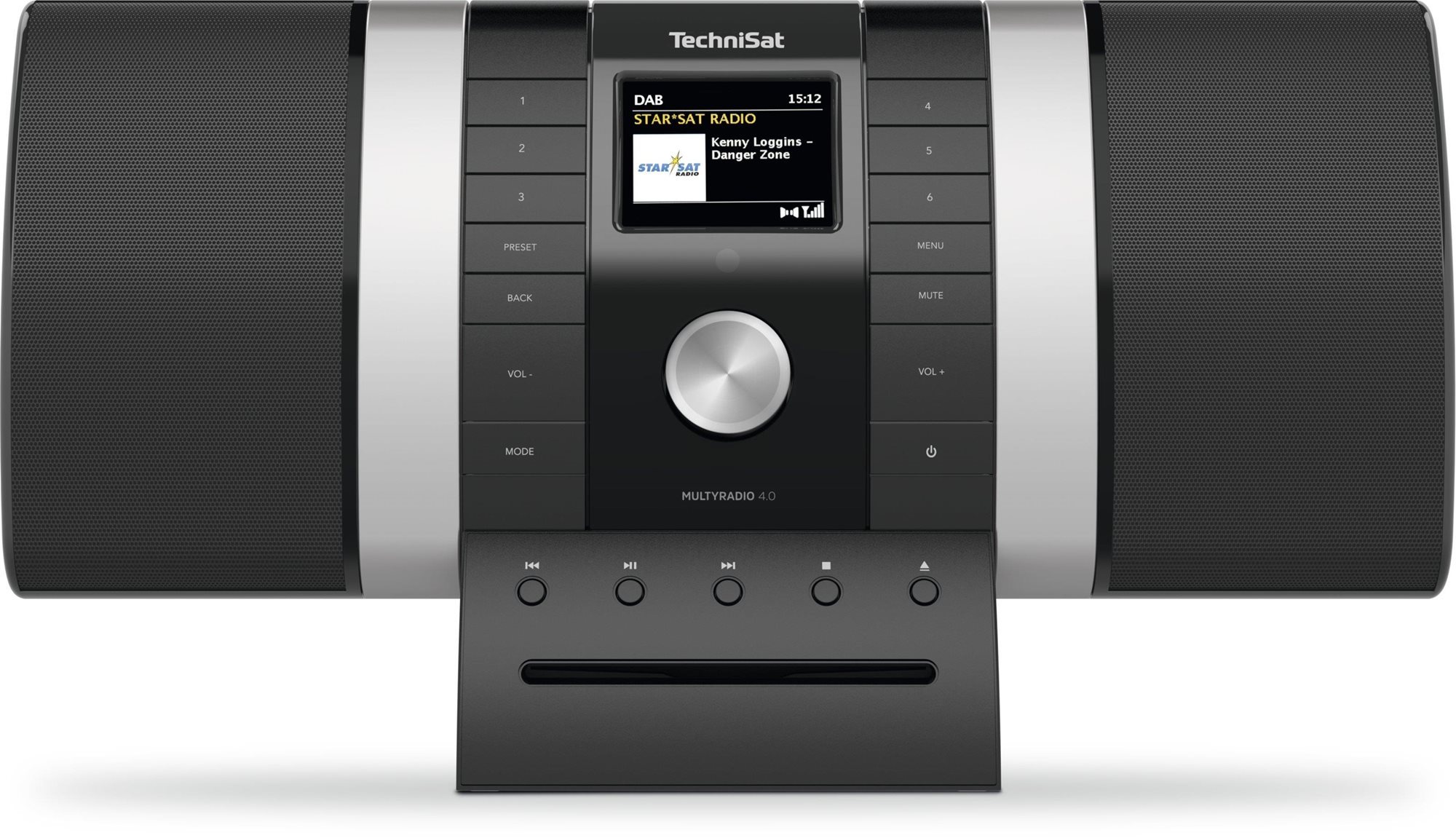 TechniSat MULTYRADIO 4.0 čierne/strieborné Rádio