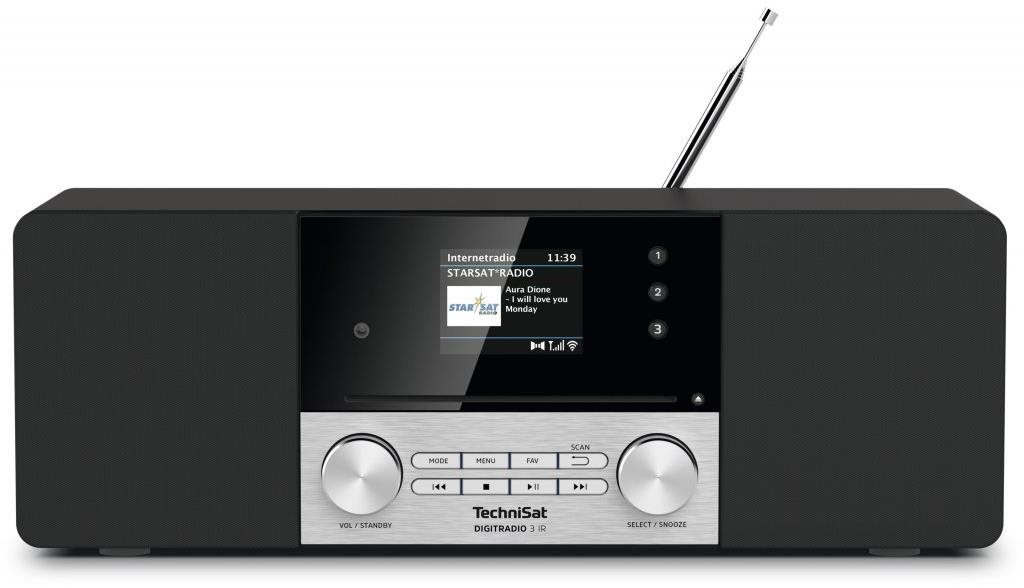 TechniSat DIGITRADIO 3 IR čierna/strieborná Rádio