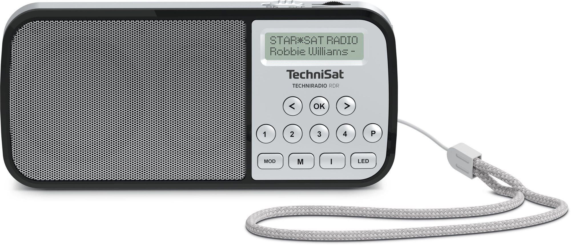 TechniSat TECHNIRADIO RDR argenté Poste radio