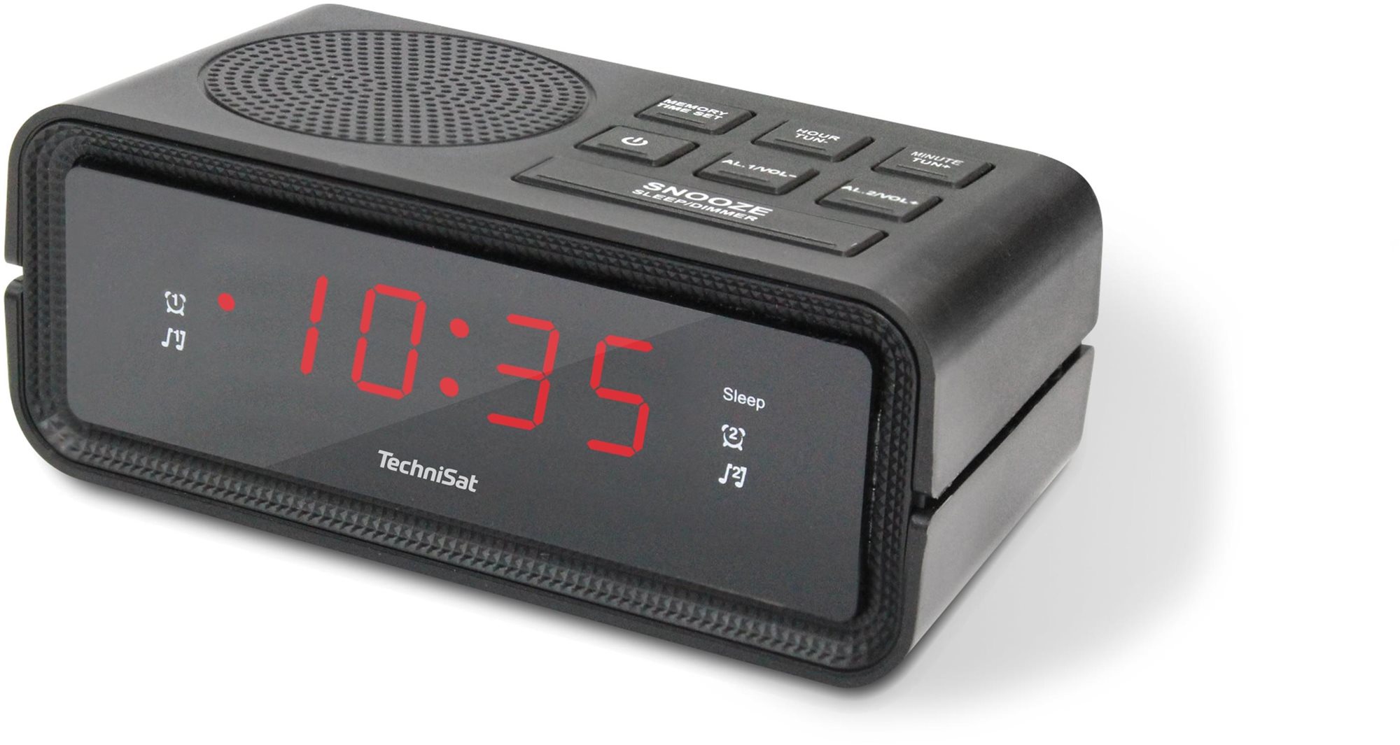 TechniSat DIGICLOCK 2 čierne Rádiobudík