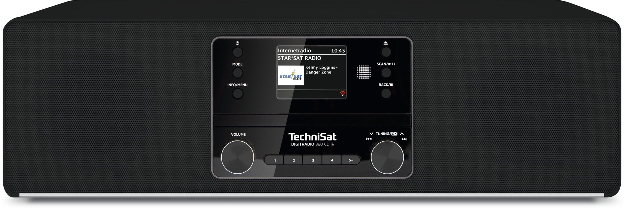 TechniSat DIGITRADIO 380 CD IR, black Rádió