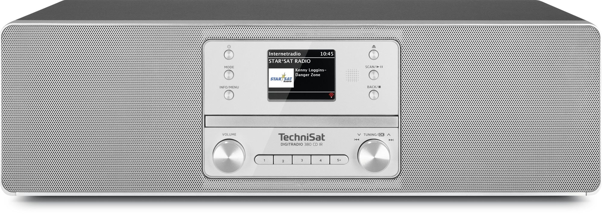 TechniSat DIGITRADIO 380 CD IR, silver Rádio
