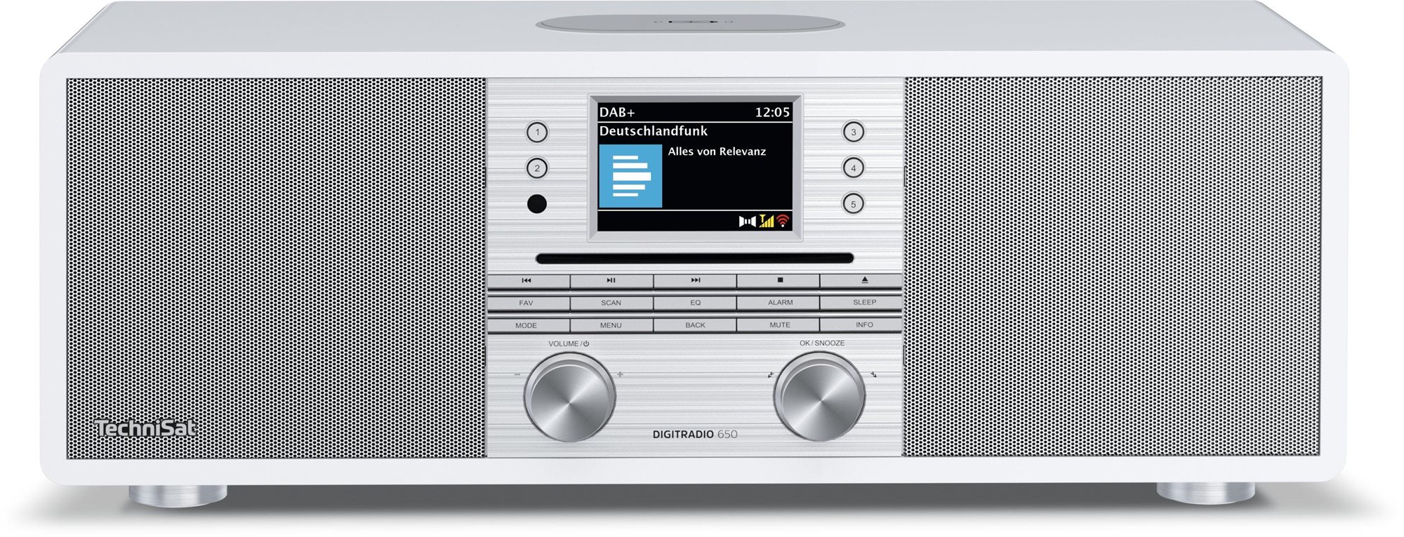 TechniSat DIGITRADIO 650, white/silver Rádio