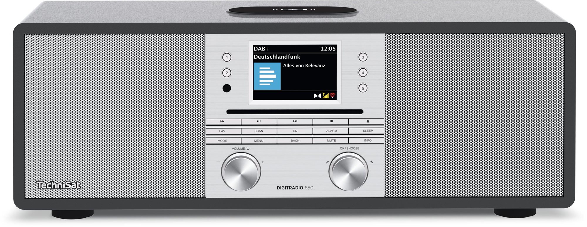 TechniSat DIGITRADIO 650, anthrazit/silver Rádio