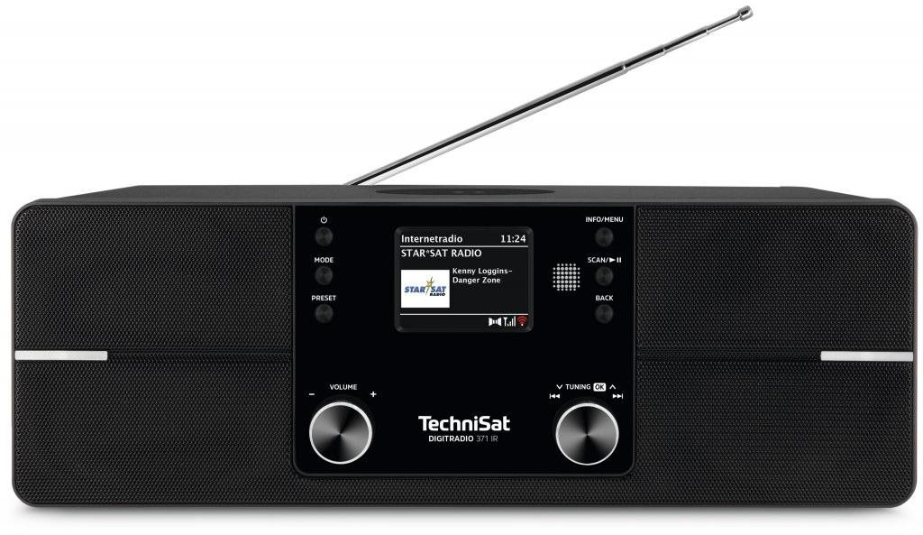 TechniSat DIGITRADIO 371 IR, fekete Rádió