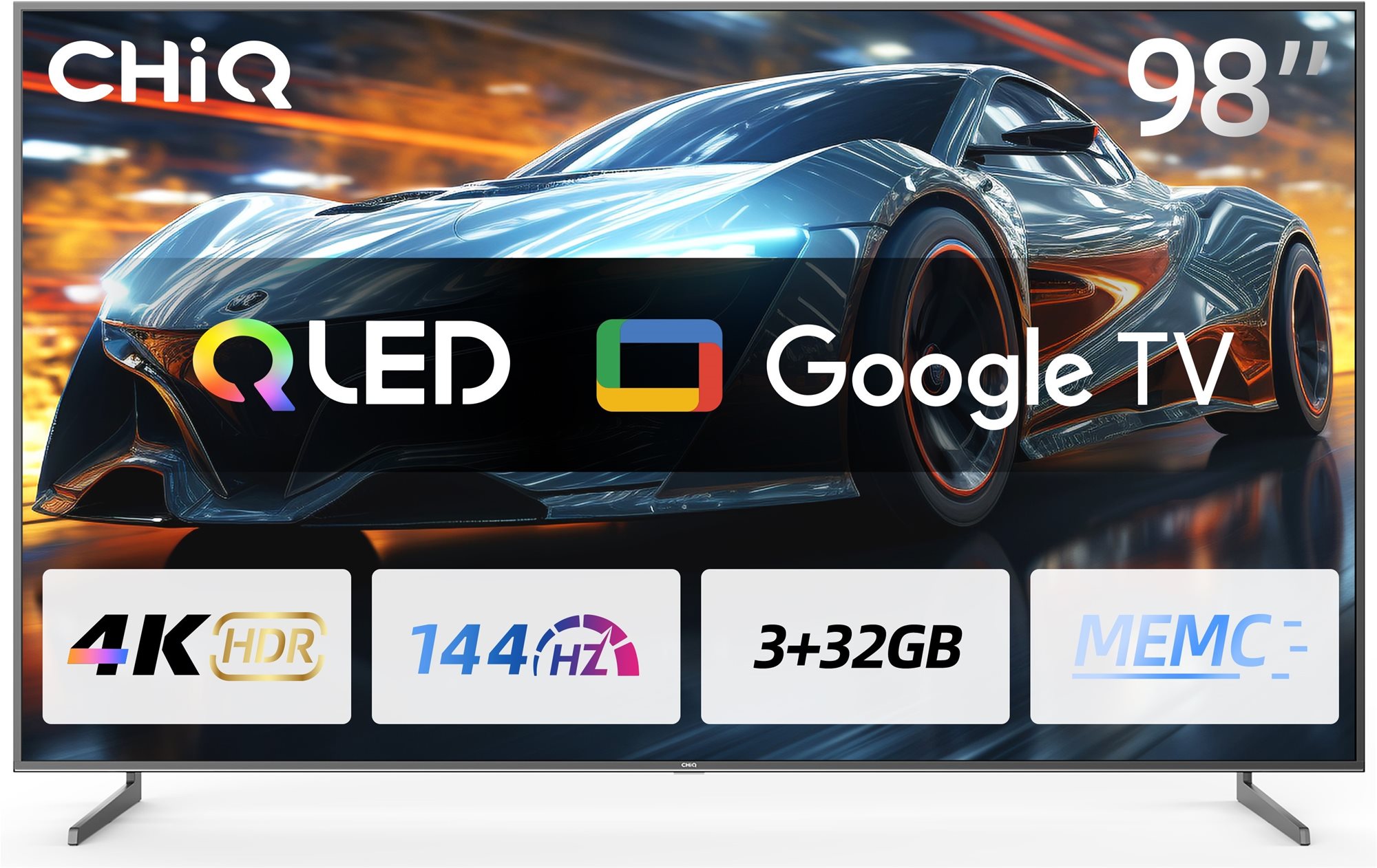 98" CHIQ U98F8TG PRO Televízor